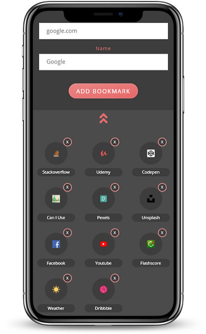 Bookmark App Mobile Demo