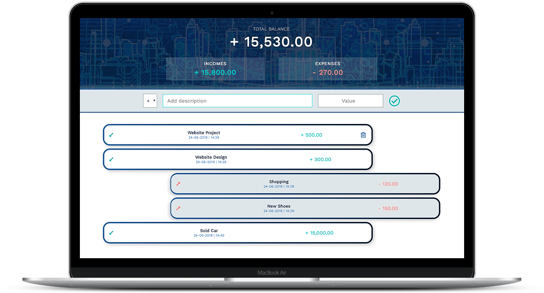 Wallet App Desktop Demo